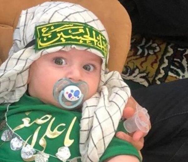 عکس از گهواره حضرت علی اصغر
