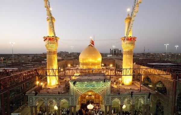 عکس گنبد بارگاه حضرت علی