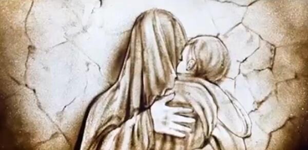 عکس نقاشی حضرت علی اصغر