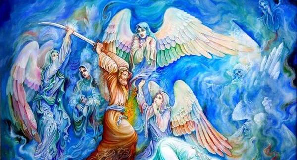 عکس نقاشی شده حضرت علی