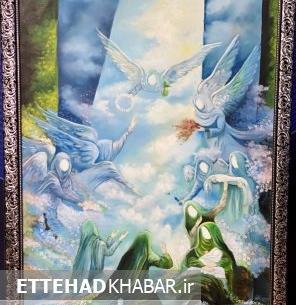عکس نقاشی ولادت حضرت علی
