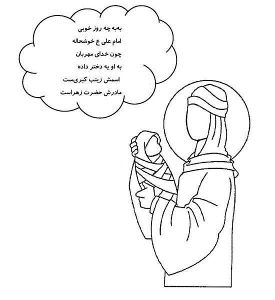 عکس نقاشی ولادت حضرت علی