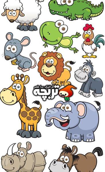 عکس وکتور حیوانات فانتزی