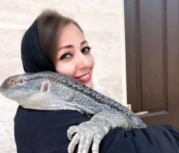 عکس های نفیسه روشن با حیوانات