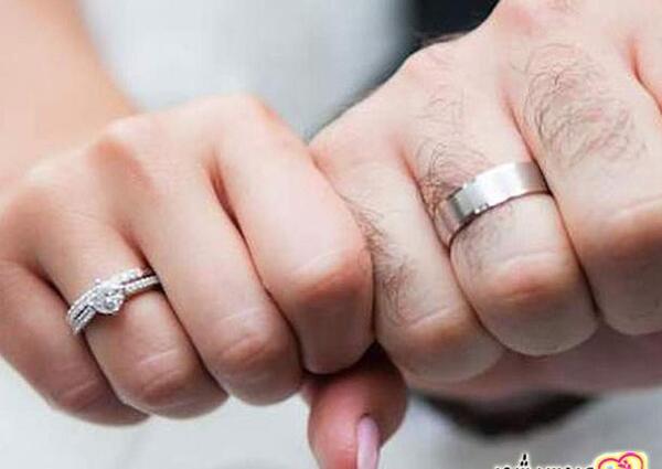 عکس دست و حلقه ازدواج