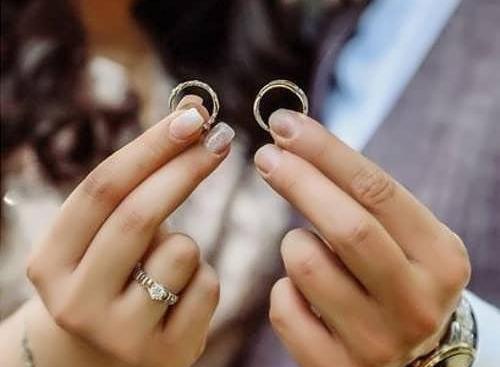 عکس دونفره با حلقه ازدواج