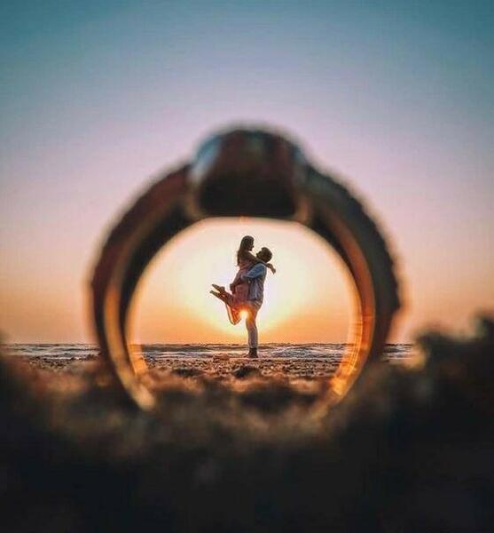 عکس دونفره با حلقه ازدواج