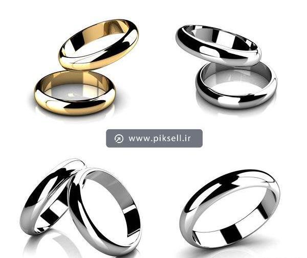 عکس با کیفیت حلقه ازدواج
