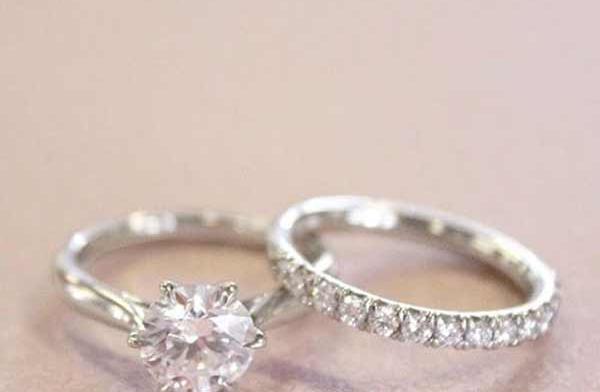 عکس حلقه های نگین دار ازدواج