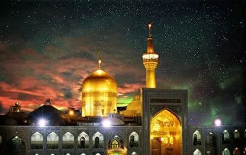 عکس حرم امام رضا در دوره قاجار