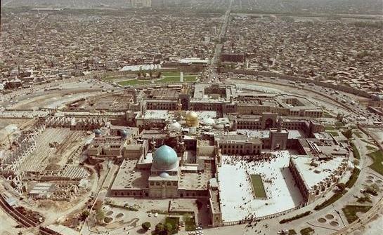 عکس حرم امام رضا در دوره قاجار