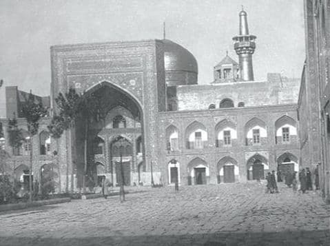 عکس حرم امام رضا در دوره قاجار