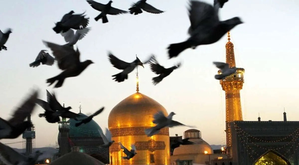 عکس حرم امام رضا در دوره قاجار