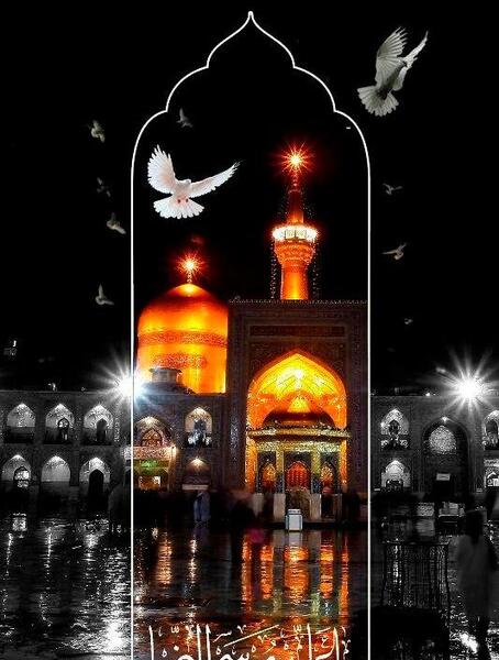 عکس از حرم امام رضا برای استوری