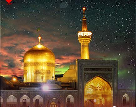 عکس حرم امام رضا با متن دلم هواتو کرده