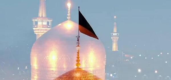 عکس حرم امام رضا با نوشته دلم هواتو کرده