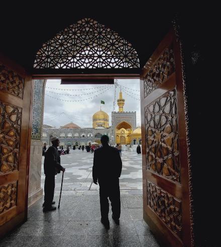 عکس نوشته با کیفیت حرم امام رضا