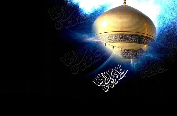 عکس پس زمینه از حرم امام رضا