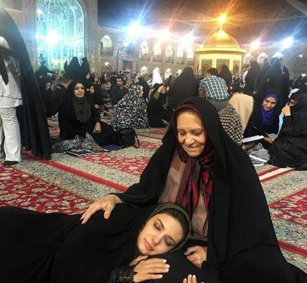عکس های جدید بازیگران در حرم امام رضا