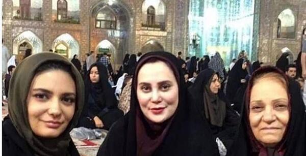 عکس های جدید بازیگران در حرم امام رضا
