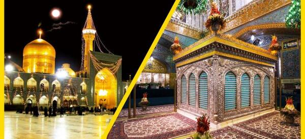 عکس زیبا از حرم امام رضا علیه السلام
