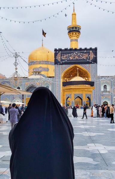 عکس از زیارت حرم امام رضا