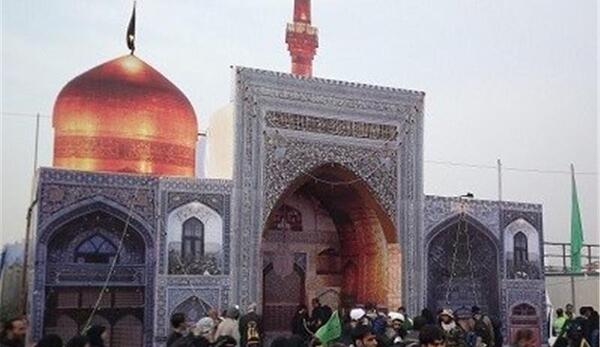 عکس سه بعدی از حرم امام رضا