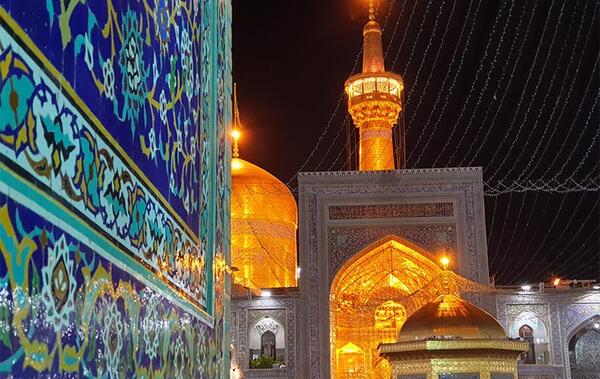 عکس سه بعدی از حرم امام رضا
