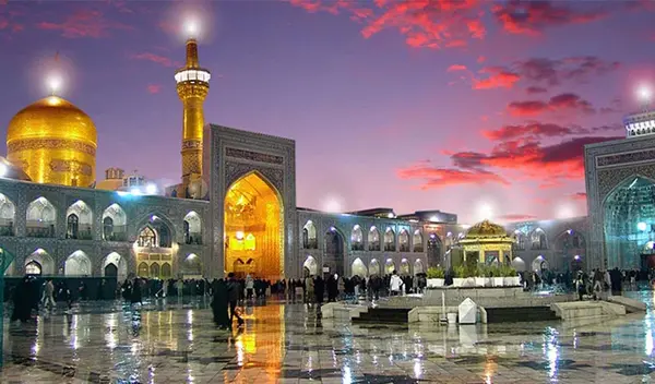عکس سه بعدی از حرم امام رضا
