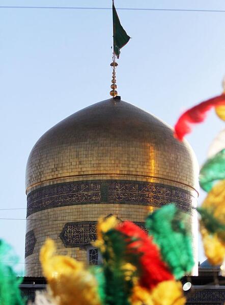 عکس سیاه و سفید حرم امام رضا