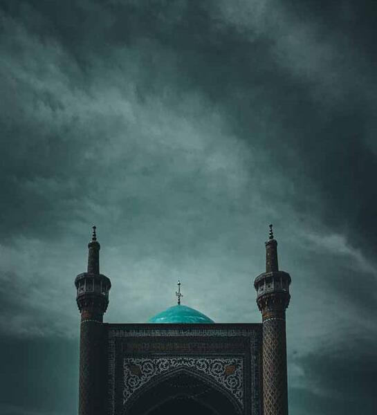 عکس سیاه و سفید حرم امام رضا