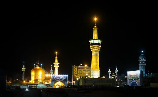 عکس حرم امام رضا شب شهادتش