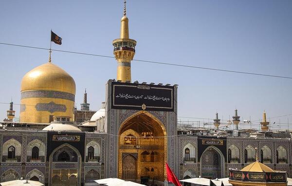 عکس حرم امام رضا شب شهادتش