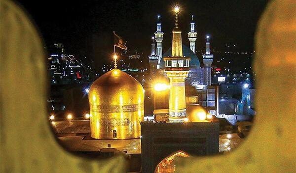 عکس حرم امام رضا شب شهادتش