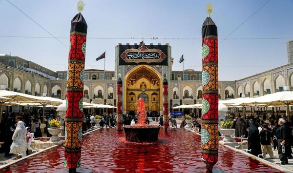 عکس حرم امام رضا شب عاشورا