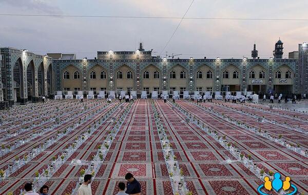 عکس شلوغی حرم امام رضا
