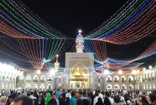 عکس شلوغی حرم امام رضا
