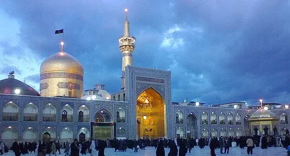 عکس شلوغی حرم امام رضا