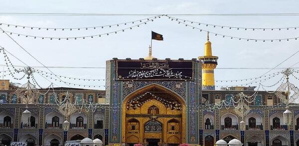 عکس حرم امام رضا در شهادت