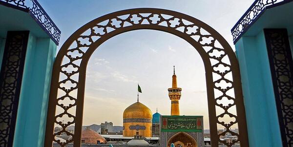 عکس سنگ فیروزه حرم امام رضا