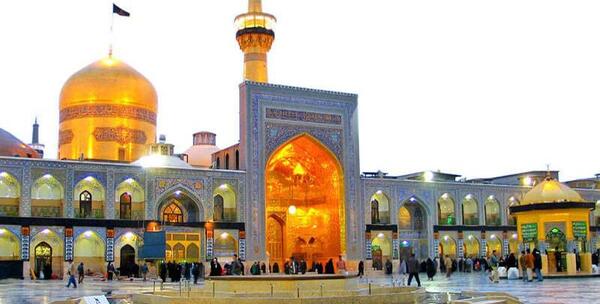 عکس سنگ فیروزه حرم امام رضا