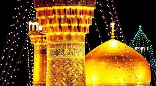عکس سنگ فیروزه حرم امام رضا