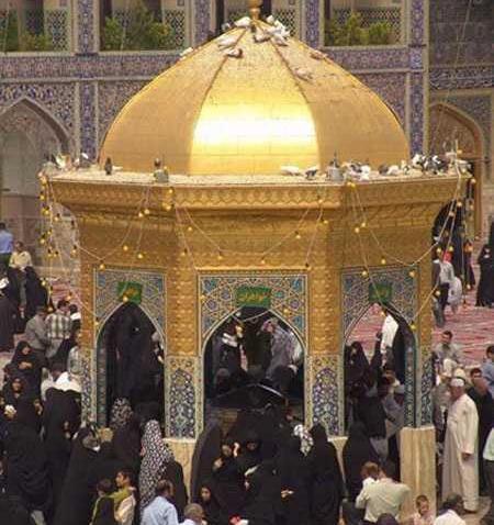 عکس سنگ فیروزه حرم امام رضا