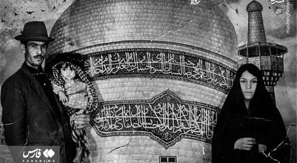 عکسهای قدیمی زائران حرم امام رضا