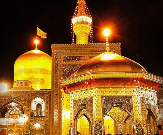 دانلود اهنگ عکس با گنبد حرم امام رضا