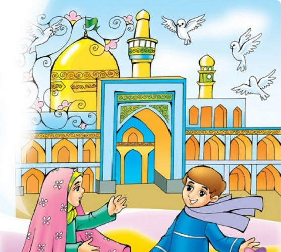 دانلود عکس نقاشی حرم امام رضا