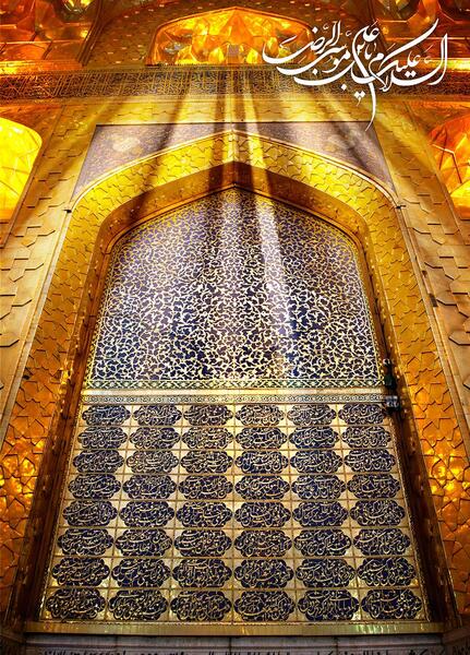 عکس هنری از حرم امام رضا