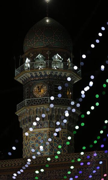 عکس هنری از حرم امام رضا