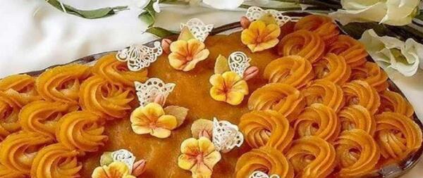 عکس تزیین حلوا برای مراسم ختم