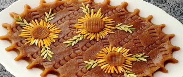 عکس تزیین حلوا برای مراسم ختم